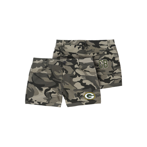 North Bay Apparel Green Bay Packers Camo Shorts - Men