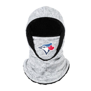Toronto Blue Jays MLB Heather Grey Big Logo Hooded Gaiter