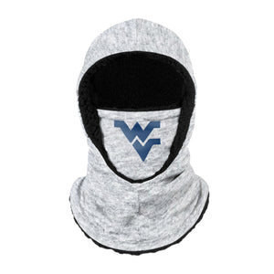 West Virginia Mountaineers NCAA Heather Grey Big Logo Hooded Gaiter
