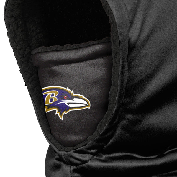 Baltimore Ravens NFL Black Hooded Gaiter