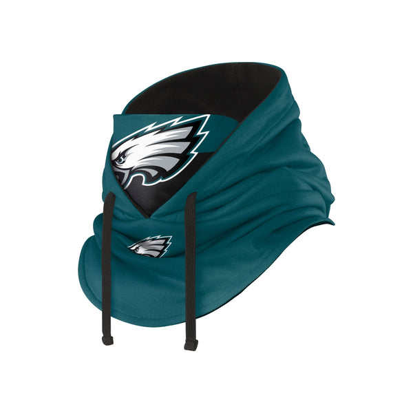 Philadelphia Eagles NFL Mens Solid Gaiter Hoodie