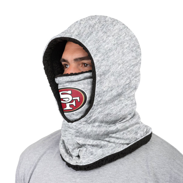 San Francisco 49ers NFL Mens Solid Gaiter Hoodie