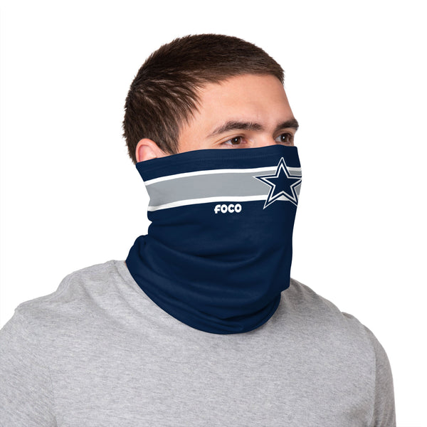 Dallas Cowboys NFL Mini Script Fleece Gaiter Scarf