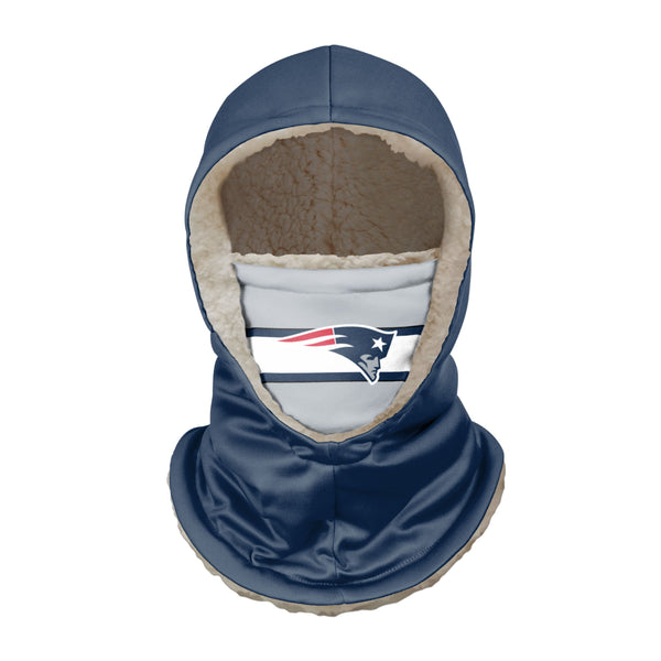 New England Patriots NFL Black Hooded Gaiter