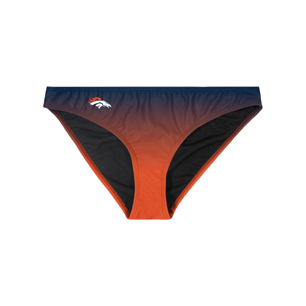 NFL Women's Denver Broncos Team Logo Swim Suit Bikini Top Medium