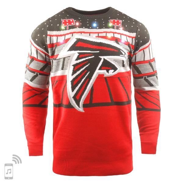 NFL Light Up Ugly Christmas Sweater With Bluetooth Speaker