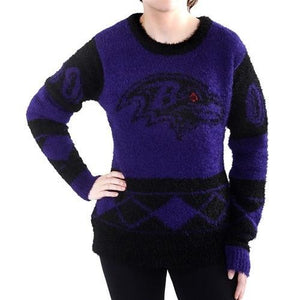 Baltimore Ravens Eyelash Ugly Sweater
