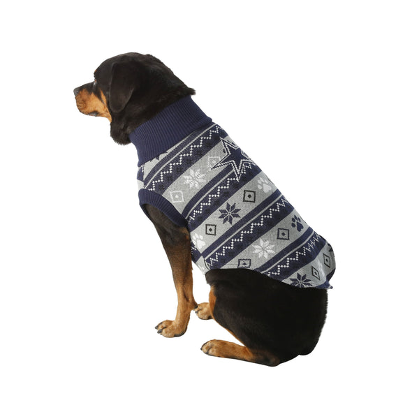 Buffalo Bills NFL Knitted Holiday Dog Sweater