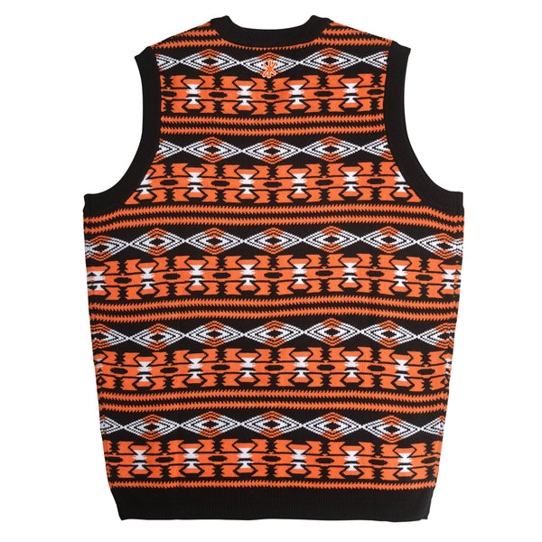 Miami Dolphins Aztec Print Ugly Sweater Vest