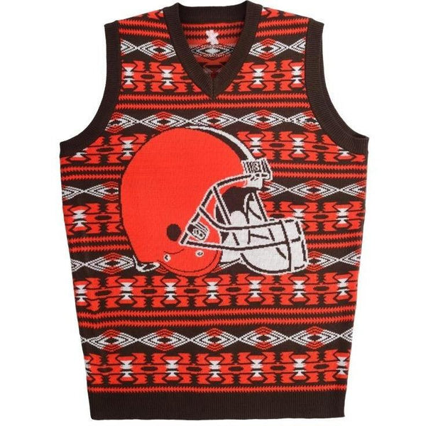 BEST San Francisco 49ers Aztec NFL Ugly Sweater Vest