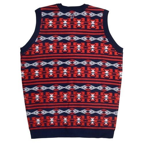 : Houston Texans Aztec NFL Ugly Crew Neck Sweater by