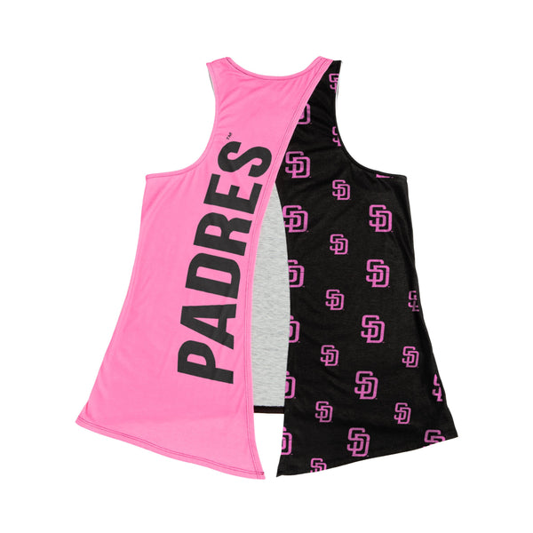 San Diego Padres Womens Americana Tie-Breaker Sleeveless Top - S