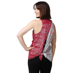 Alabama Crimson Tide NCAA Womens Tie-Breaker Sleeveless Top