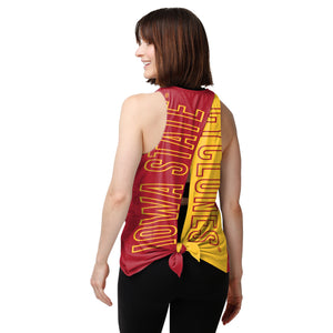Iowa State Cyclones NCAA Womens Tie-Breaker Sleeveless Top