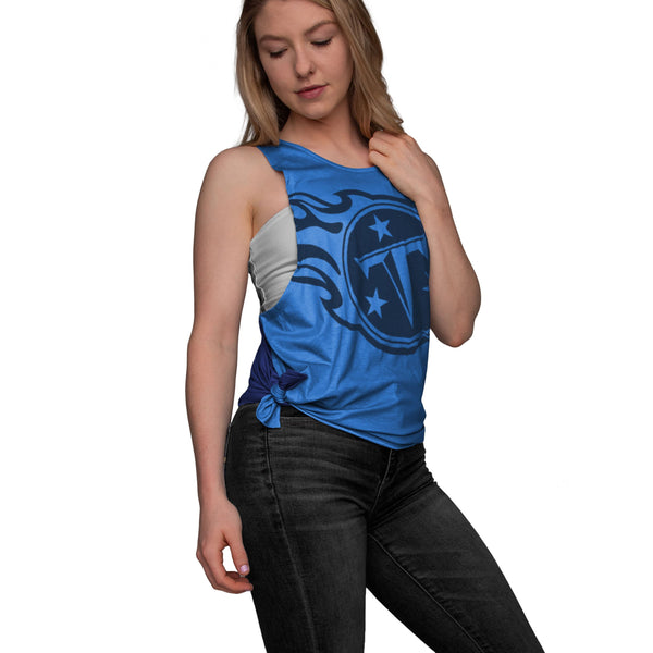 Tennessee Titans Womens Tie-Breaker Sleeveless Top