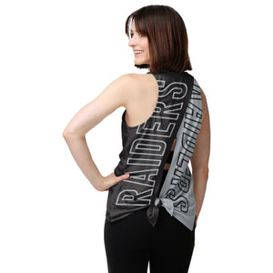 Las Vegas Raiders NFL Womens Tie-Breaker Sleeveless Top