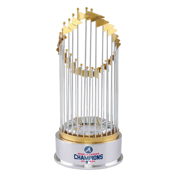 Atlanta Braves 2021 World Series Champions Resin Trophy Ornament<br>LESS  THAN 12 LEFT!