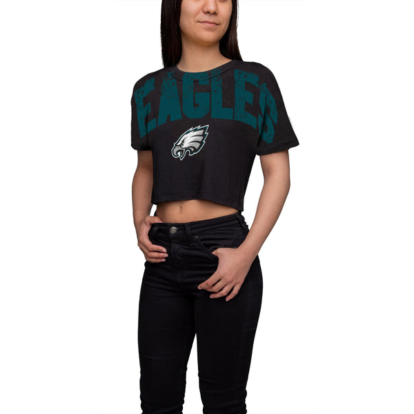 Philadelphia Eagles Womens Gameday Mesh Crop Top