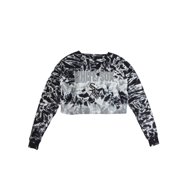 Dallas Cowboys NFL Womens Tie-Dye Rush Cropped Sweater