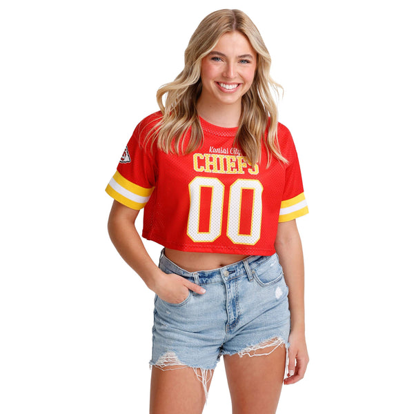 Kansas City Chiefs NFL Womens Alternate Team Color Crop Top