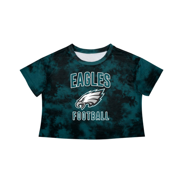 FOCO Philadelphia Eagles NFL Womens Alternate Team Color Crop Top