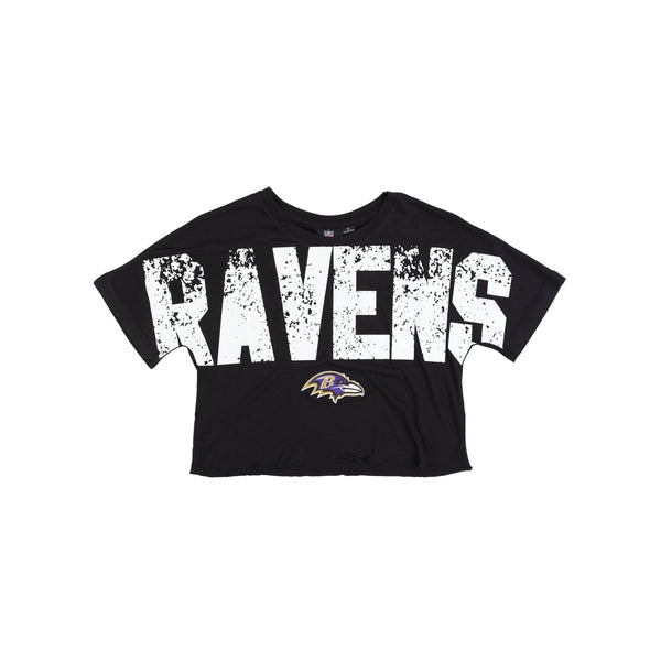 Ravens Vintage Organic Crop Top Women's 