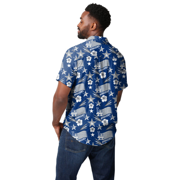 Los Angeles Dodgers MLB Mens Americana Button Up Shirt