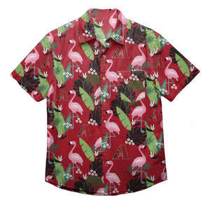 Arizona Diamondbacks MLB Mens Floral Button Up Shirt