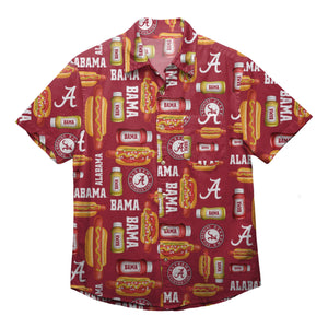Alabama Crimson Tide NCAA Mens Grill Pro Button Up Shirt