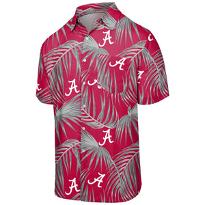Alabama Crimson Tide NCAA Mens Hawaiian Button Up Shirt