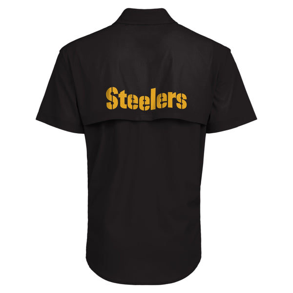 Men's Nike Black Pittsburgh Steelers Muscle T-Shirt