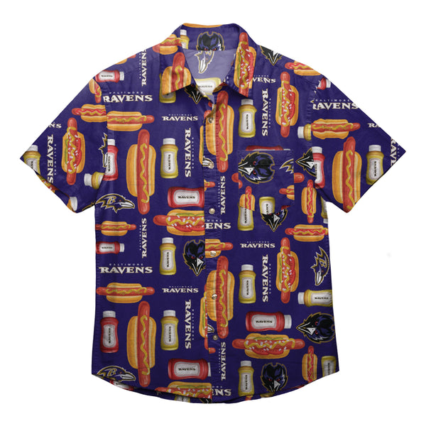 Baltimore Ravens NFL Mens Grill Pro Button Up Shirt