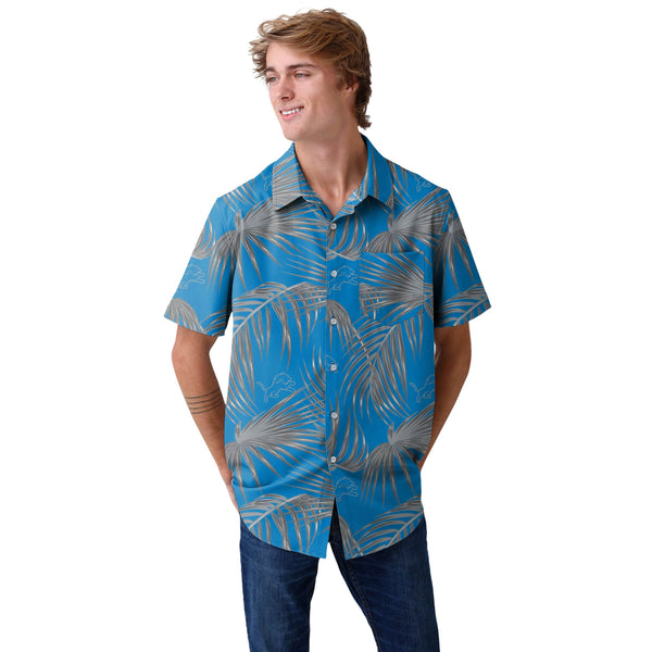 Detroit Lions Hawaiian Shirt Tracksuit Mens Button Down Tops Beach Shorts