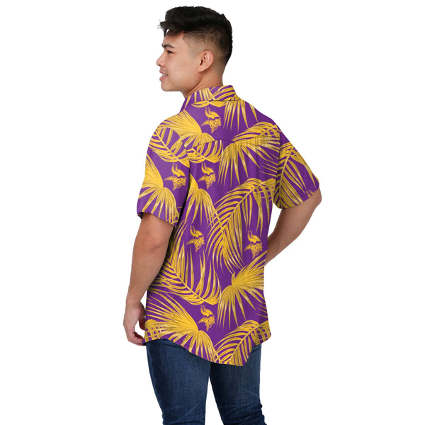 Minnesota Vikings Nfl Logo Blast Womens Button Up print for mens hawaiian  shirt - Freedomdesign