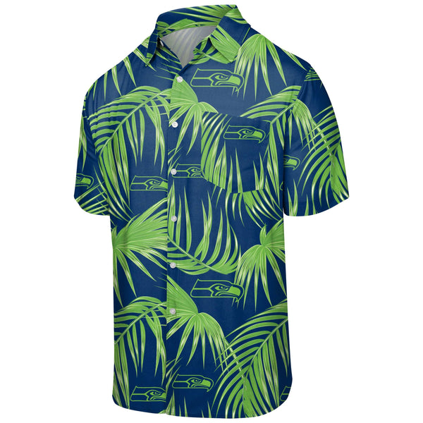 Seattle Seahawks Mens Floral Shirt