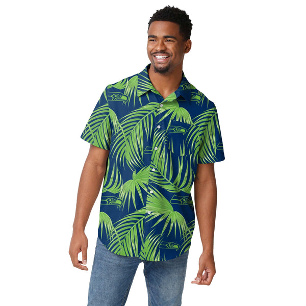 Men's Seattle Seahawks Floral Shirt