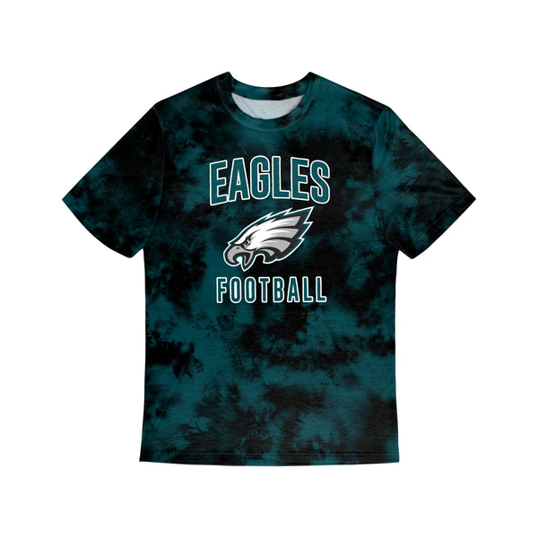 Philadelphia Eagles Unisex Short Sleeve Flea Market Tie Dye Tee