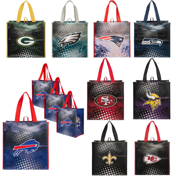 Atlanta Falcons NFL 4 Pack Reusable Shopping Bag