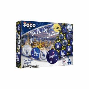 Los Angeles Dodgers MLB Ornament Set Advent Calendar