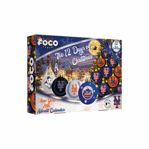 New York Mets MLB Ornament Set Advent Calendar