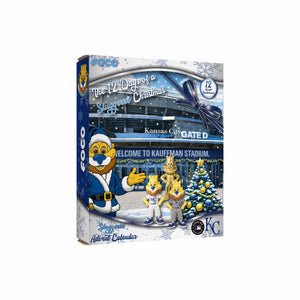 Kansas City Royals MLB Mascot Bobblehead Advent Calendar