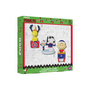 Chicago Cubs MLB Peanuts Bobblehead Advent Calendar (PREORDER - SHIPS LATE OCTOBER)