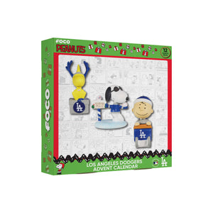 Los Angeles Dodgers MLB Peanuts Bobblehead Advent Calendar (PREORDER - SHIPS LATE OCTOBER)