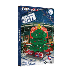 Chicago Cubs MLB BRXLZ Tree Advent Calendar