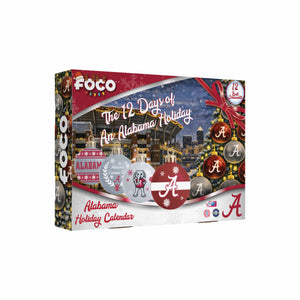 Alabama Crimson Tide NCAA Ornament Set Advent Calendar