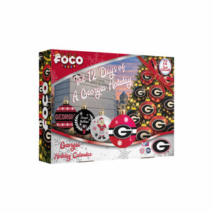 Georgia Bulldogs NCAA Ornament Set Advent Calendar