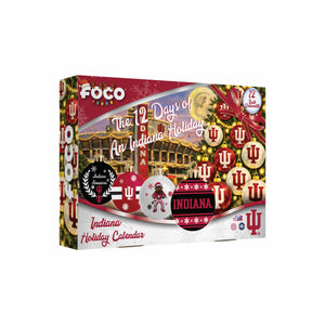 Indiana Hoosiers NCAA Ornament Set Advent Calendar (PREORDER - SHIPS LATE AUGUST)