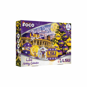 LSU Tigers NCAA Ornament Set Advent Calendar