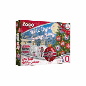Ohio State Buckeyes NCAA Ornament Set Advent Calendar (PREORDER - SHIPS MID OCTOBER)