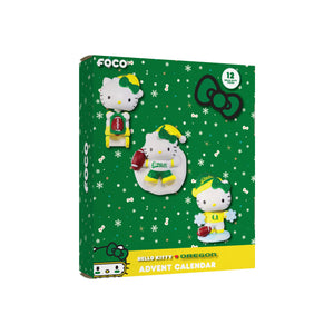 Oregon Ducks NCAA Hello Kitty® Bobblehead Advent Calendar (PREORDER - SHIPS MID OCTOBER)